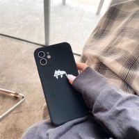 iPhone12ProMax苹果11硅胶手机壳xs男女xr潮xsmax透明7简约8plus 黑底懒惰猫 质优价廉 想换就