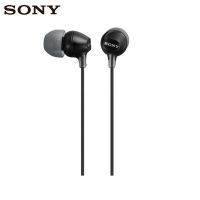 Sony/索尼 MDR-EX15LP入耳式耳机有线重低音耳机手机电脑男女通用 黑色 官方标配