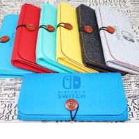 全新任天堂Switch收纳包 NS保护套 毛毡包 主机防摔便携包 带卡槽 【拼人品】随机颜色 单独购买