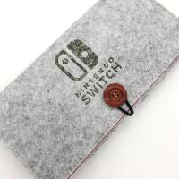 [SWITCH收纳包]NS可爱收纳包保护壳 毛毡包防摔包lite收纳包 switch梦幻灰色 [单独购买 收纳包]