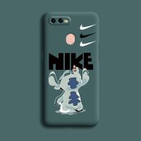 oppoa7手机壳液态硅胶防摔a7n软壳卡通小怪兽a7x个男女防摔个性潮 史迪奇[暗夜绿] OPPO A7/A7N