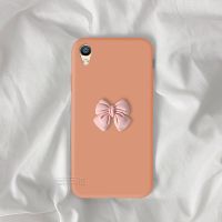 蝴蝶结OPPOR9手机壳R9S/A57A59潮女R11SR15标准软壳A3A5A37全包边 蝴蝶结 海棠色 OPPO R