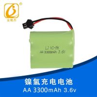 5号大容量镍氢玩具遥控车充电电池组4.8V 6V7.2V8.4V9.6V 3300MAH 3300毫安 3.6V SM接