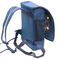 锂电池背包防水加厚帆布双肩包逆变转换器一体机12V电瓶锂电瓶包 12V锂电池背包