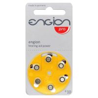 德国引擎engion助听器电池E10/E312/E13/E675锌空纽扣电子 E10 1盘(6粒)