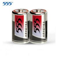 555大号电池 1号干电池 555锌锰干电池虎头电池 555大号电池2个