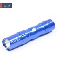 买二送一 小手电筒迷你5号电池女生小电筒袖珍led手电筒1W 蓝色送电池