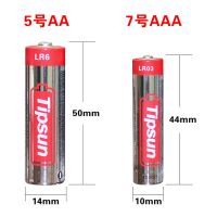 帝晨电池5号7号5号电池批发7号电池家用五号电池七号电池 5号 碱性电池4节(官方正品)