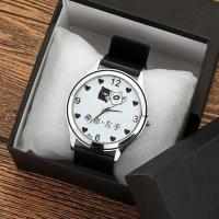 韩版简约男女学生手表时尚潮流情侣大小石英表盘硅胶表带一对手表 [牵你左手]男款 送备用电池