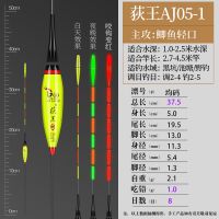 超醒目咬钩变色鱼漂高灵敏两目加粗电子浮漂日夜两用漂新款夜光漂 AJ05-1号(吃铅1.0克) (不变色款)1支