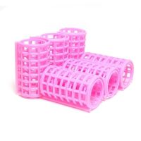 安希妍同款韩国内扣空气刘海卷不伤发神器塑料卷发器卷发棒卷发筒 小号子母款(普通款) 3只装