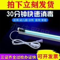 紫外线消毒灯家用杀菌灯诊所幼儿园除螨紫外线灯臭氧紫光消毒灯管 活动款:6w整套+23cm限购一套