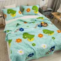 夏凉被空调被学生被子双人水洗棉单人儿童烫钻夏季宿舍春秋被夏被 小恐龙 70*100cm小午休被
