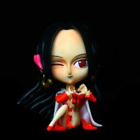 海贼王Q版手办模型拜见车载玩偶送人生日礼物索隆路飞大头表情 坐女帝