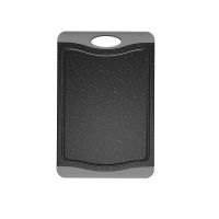 秸秆菜板子切菜板防霉抗菌多功能家用宿舍案板砧板切水果占板加厚 黑色银离子【小号30*20】