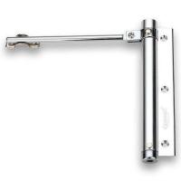 家用简易闭门器房门隐形不缓冲闭合器可调节自动式弹簧静音关门器 加厚圆形闭门器(小号)