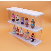 可开门收纳盲盒亚克力透明小公仔泡泡玛特模型专用亚克力展示盒 单一层(可放6个)