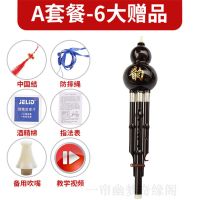 音准耐用七孔葫芦丝乐器中小学生初学c调成人自学胡芦丝降bB调 仿黑檀升级钢套款 C调+A套餐 无皮盒