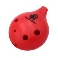 陶笛6孔中音c调初学者入门成人儿童学生ac树脂专业吹奏乐器 红色 6孔