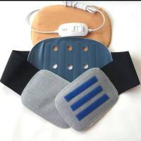 电热艾绒护腰 腰围热敷垫 电热护腰 可调温加热保暖暖宫腰带热敷 电加热不带艾绒垫护腰 S