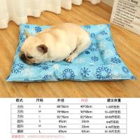 宠物冰窝夏季降温制冷凝胶冰凉垫狗狗凉席冰席猫咪冰窝垫子用 S码 方形 1-10斤猫(狗) 雪花冰窝