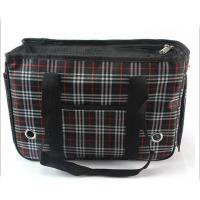 兔子外带旅行包宠物包外出便携狗背包猫包狗手提包外出猫笼子袋子 黑色格子 S