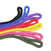 狗狗牵引绳中型小型犬遛狗绳子带项圈阿拉斯加德牧金毛宠物用品 单牵引绳 默认黑红 其它色联系备注 S[8-15斤 绳长1