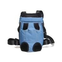 宠物背包外出双肩包猫咪狗狗便携透气胸前包大号狗包柴犬法斗泰迪 浅蓝色 [S]1斤-4斤