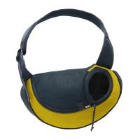 萌宠物狗狗外出便携包单肩包斜挎跨包猫猫狗中小型犬背包宠物用品 S(小号) 黄色