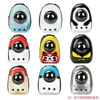 猫包外出便携包宠物猫咪背包外出双肩包太空舱出门透气全透明书包 [涂鸦特价款]颜色随机(无侧开口) 收藏加购 优先