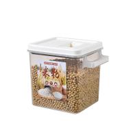 猫粮桶狗粮盒子密封宠物粮罐收纳储存桶大容量粮筒防潮猫咪储粮桶 象牙白 0.6L(1kg)
