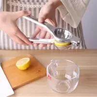 手动柠檬榨汁器不锈钢压汁机迷你家用榨橙榨水果器果汁机柠檬夹子