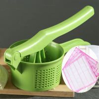 特大号]挤水器挤菜器水果蔬菜脱水器饺子馅挤菜水神器厨房小工具 过蔬挤水器-特大号1个+百洁布1个