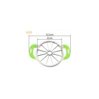 切西瓜神器特大号升级加厚多功能切片器不锈钢切割厨房便携小工具 中号【纸盒包装】
