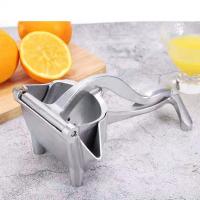 德国304不锈钢加厚手动榨汁机创意家用压橙子甘蔗柠檬压汁神器 [铝合金款手动榨汁机]加厚款 [不锈钢款柠檬夹]2个装