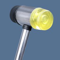 安全锤橡胶锤装修榔头工具塑料桶封盖敲打胶锤钢管柄锤头可拆卸