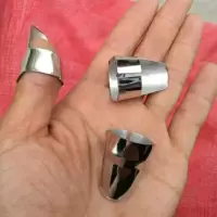 蔬菜大棚采摘工具摘豆角铁指甲不锈钢指甲套铁戒指掐须采摘神器 1个+送一个