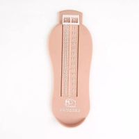 宝宝量脚器儿童鞋内长测量脚长尺子婴儿量鞋码岁买鞋神器家用 粉色1个装