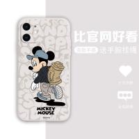 迪斯尼苹果12手机壳12promax硅胶软壳11pro情侣7plus男女xr新款潮 [+挂绳]背包米奇古董白 苹果6p/