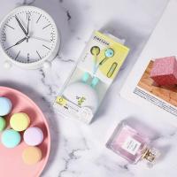 高颜值有线耳机女学生韩版可爱少女心耳机线OPPO华为vivo小米通用 绿色