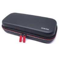 任天堂switch主机保护包游戏机收纳包硬壳防水防震EVA手提包 黑色小斜纹款