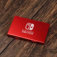 switch游戏卡带盒NS卡包lite收纳配件保护套便携周边配件装任天堂 经典红一[6卡槽位]