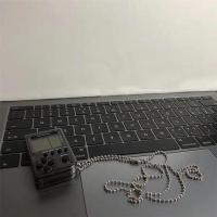 迷你掌机透明项链男女游戏机ins情侣酷日常休闲复古冯科吊坠挂饰 透黑迷你游戏机项链