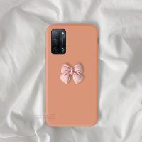 ins风蝴蝶结OPPOA55少女手机壳PEMM0防摔OPPOA93全包边PEHM00软壳 蝴蝶结 海棠色 OPPO A5