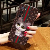 OPPO A55手机壳PEMM00防摔保护套腕带可爱卡通创意个性硅胶软超薄 腕带黑猫 OPPO A55单壳（无腕带）