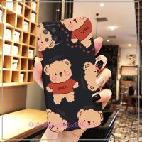 OPPOa72防滑超薄软壳a92s情侣款手机壳可爱a52耐摔卡通全包护镜头 a92s 黑色多个可爱熊[单壳]