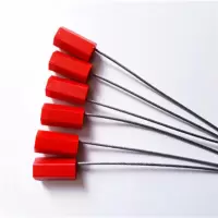 抽紧式一次性钢丝铅封电表水表集装箱物流油罐车钢丝封签 25cm空白 10条