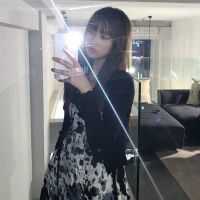 春夏新款炸街甜酷风遮肉吊带连衣裙微胖女生显瘦小心机大码两件套 单件外套 S 100以下