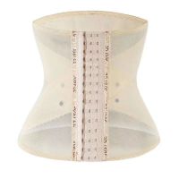 (束腰热卖款)夏天薄款透气收腰收腹腰封强力束身防卷产后塑身衣 肤色 M (80-100)-斤