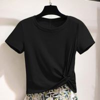 套装/单件 2021新款潮夏季连衣裙两件套女夏装洋气时尚裙子套装裙 黑色上衣单件 S [建议90斤内]